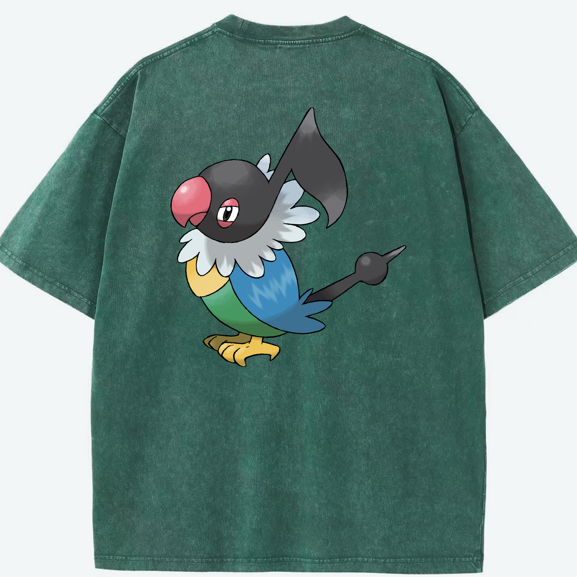 （画像用） ポケットモンスター Pokémon 綿100% ヴィンテージ風 半袖Tシャツ（背面プリント）